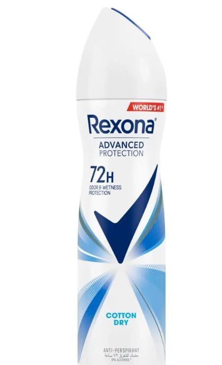 Rexona Deo Spray 72H Cotton Dry Wmn 150m