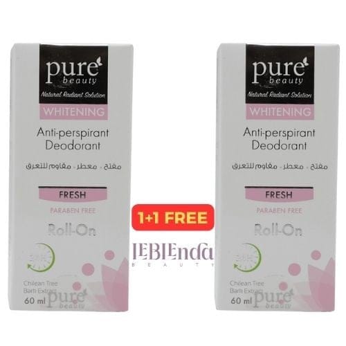 Purebeauty  Deodorant Roll-On Fresh 1+1