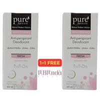 Purebeauty  Deodorant Roll-On Fresh 1+1