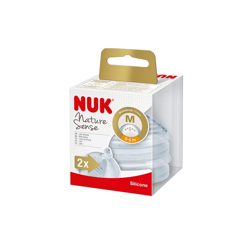 NUK NATURE SENSE TEAT SI 1M CL2 2/BOX