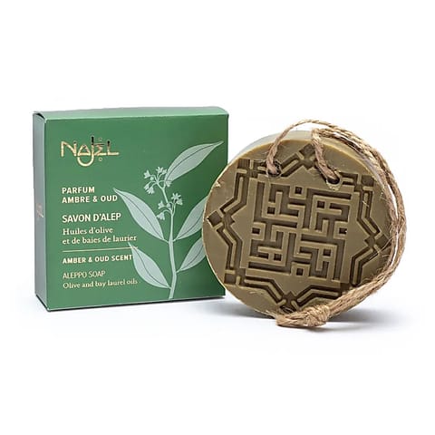 Najel Aleppo Soap Amber And Oud 150g