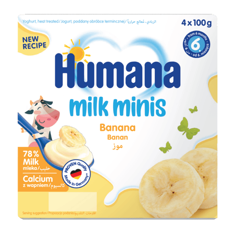 Humana Milk Mini Baby Snack Banana