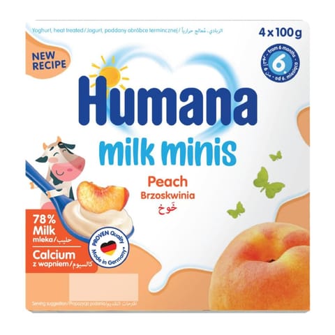 Humana Milk Mini Baby Snack Peach