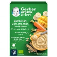Gerber Org Cereal Wheat Oats&Mango  200G