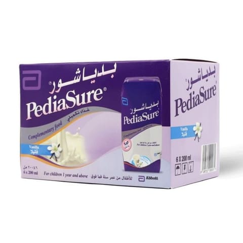 Pediasure Liquid Milk Vanilla 200 ml (6)