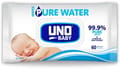 Uno Baby Pure Water Wipes 3x60