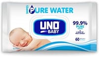 Uno Baby Pure Water Wipes 3x60
