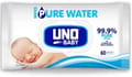 Uno Baby Pure Water Wipes 3X(4X60)