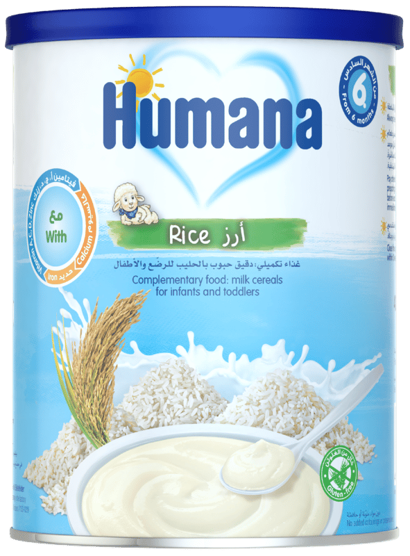 Humana Baby Cereal Rice With Milk 400G