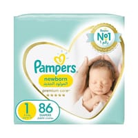 Pampers No-1 New Born Premium Care 2x86