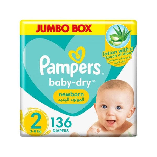 Pampers No-2 Small Jumbo Pack 1x136