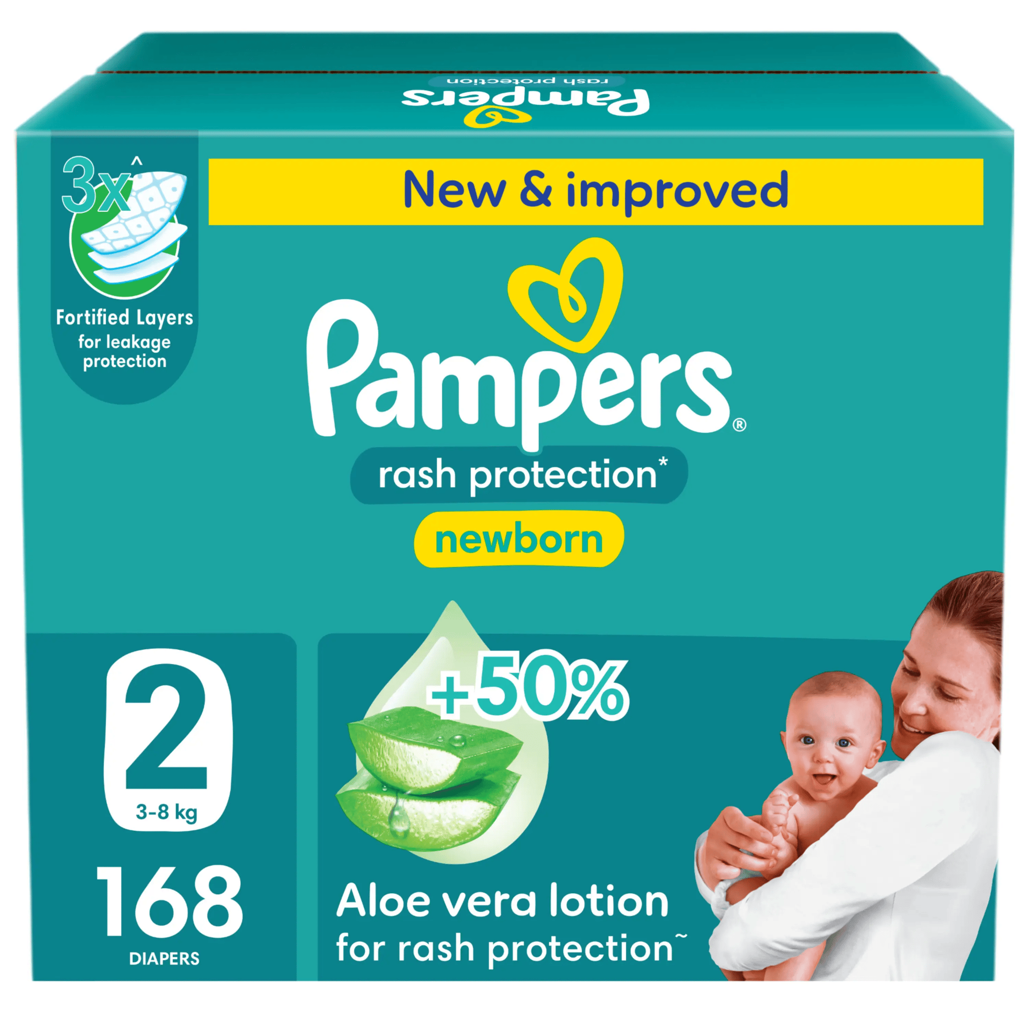 Pampers No-2 Small Mega Pack 1x168