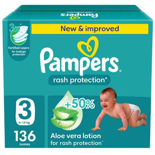 Pampers No-3 Medium Mega Pack 1x136