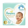 Pampers No-3 Medium Premium Care 2x62