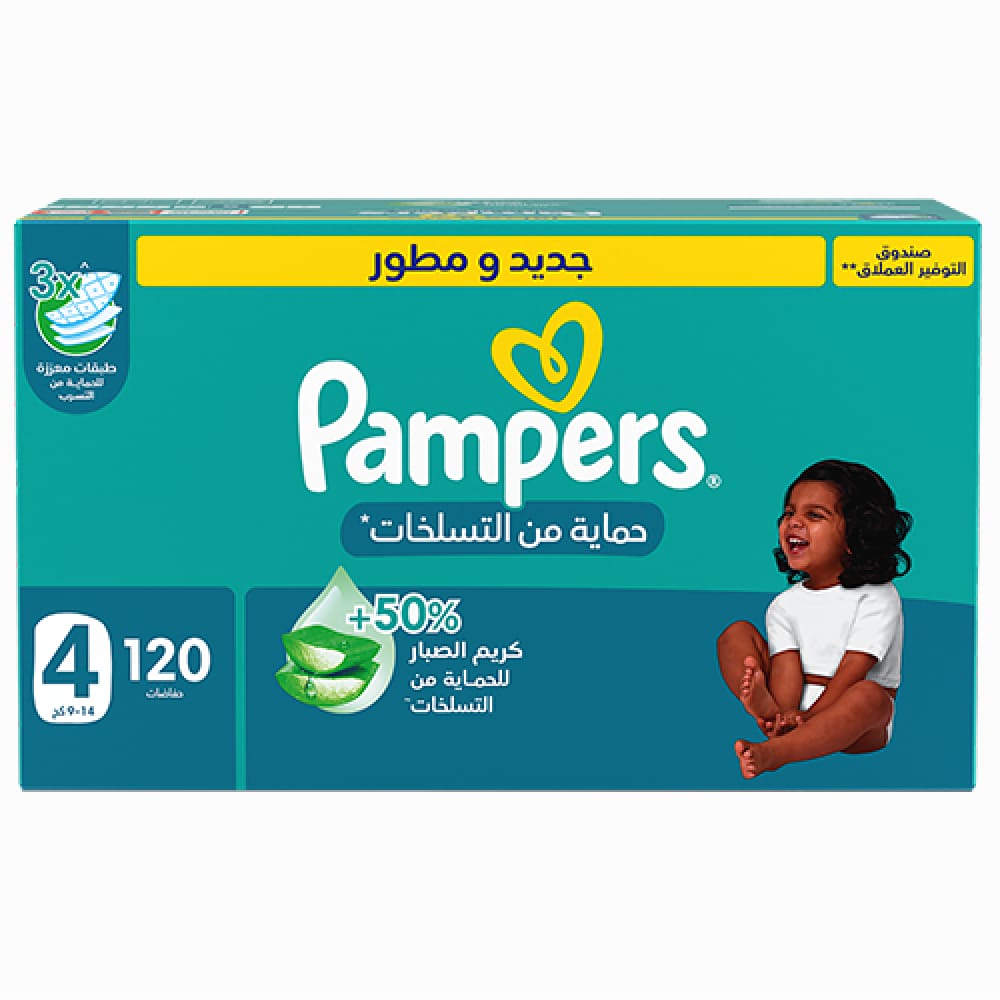 Pampers No-4 Large Mega Pack 1x120