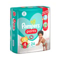Pampers No-4 Large Pants 4x24