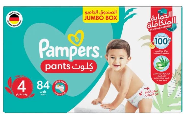 Pampers No-4 Large Pants Jumbo Pack 1x84