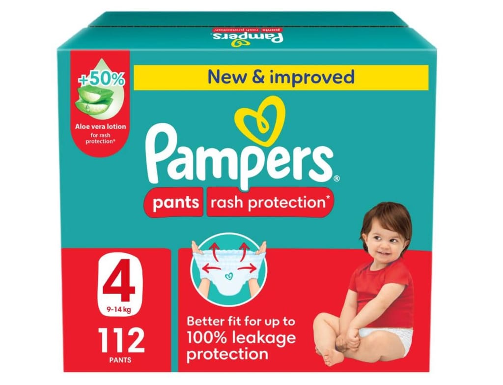 Pampers No-4 Large Pants Mega Pack 1x112