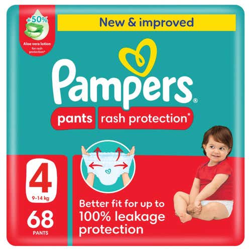 Pampers No-4 Large Pants Mega Pack 2x68