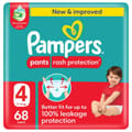 Pampers No-4 Large Pants Mega Pack 2x68