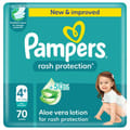 Pampers No-4+ Large Plus Mega Pack 2x70