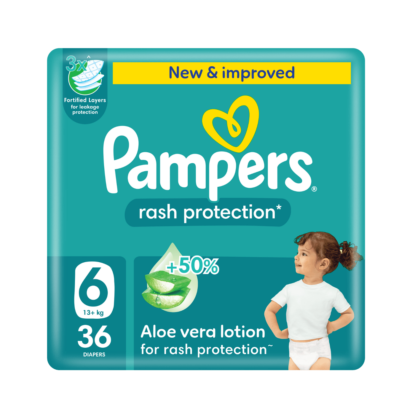 Pampers No-6 XXL Junior Jumbo Pack 2x36