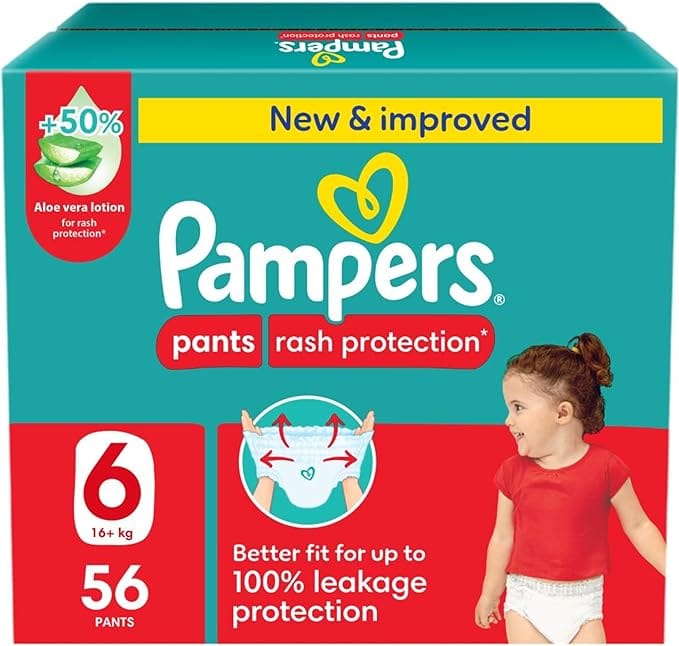Pampers No-6 XXL Junior Pants Jumbo 1x56