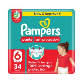 Pampers No-6 XXL Junior Pants Jumbo 2x34