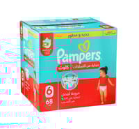 Pampers No-6 XXL Junior Pants Mega 1x68
