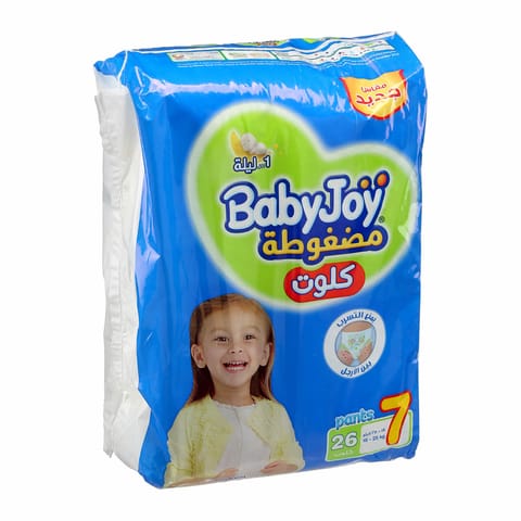 Babyjoy Compressed Diapers, Size 6 60Pc