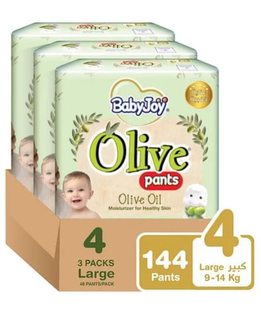Babyjoy Olive Pants Large Mega Pack 3x48