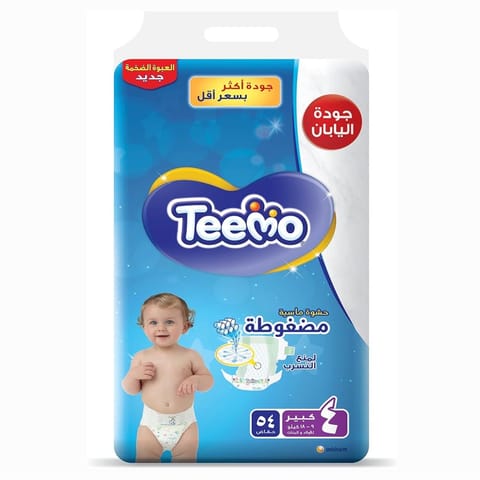 Teemo Diapers Mega Pack Large(3X54)