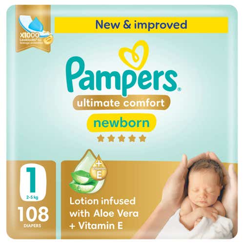Pampers No-1 New Born Premium Care 1x108