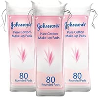 Johnson Cotton Make Up Pads 80 Pads 2+1