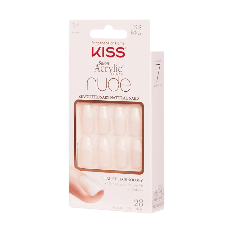 Kiss Salon Acrylic Nude Nails - KAN07