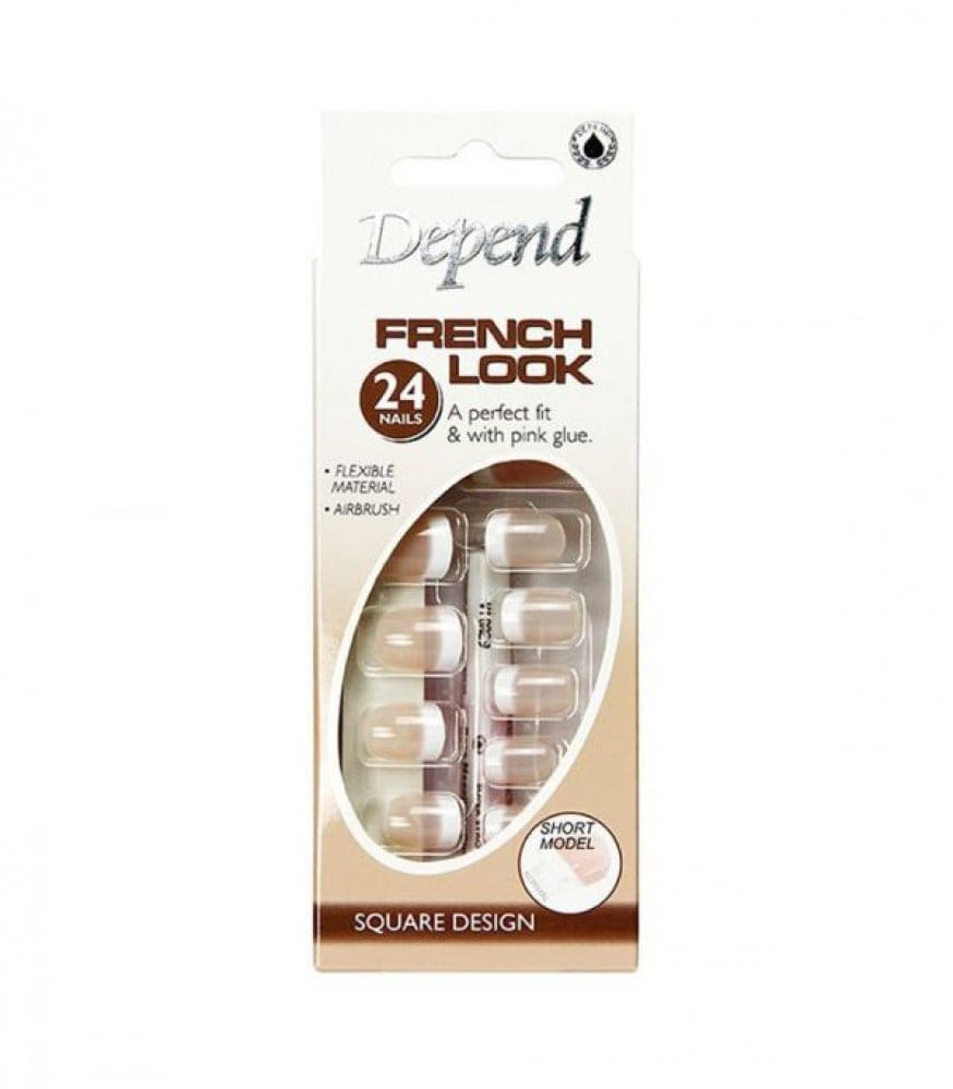 Depend French Look Nails - SQ Short Beig