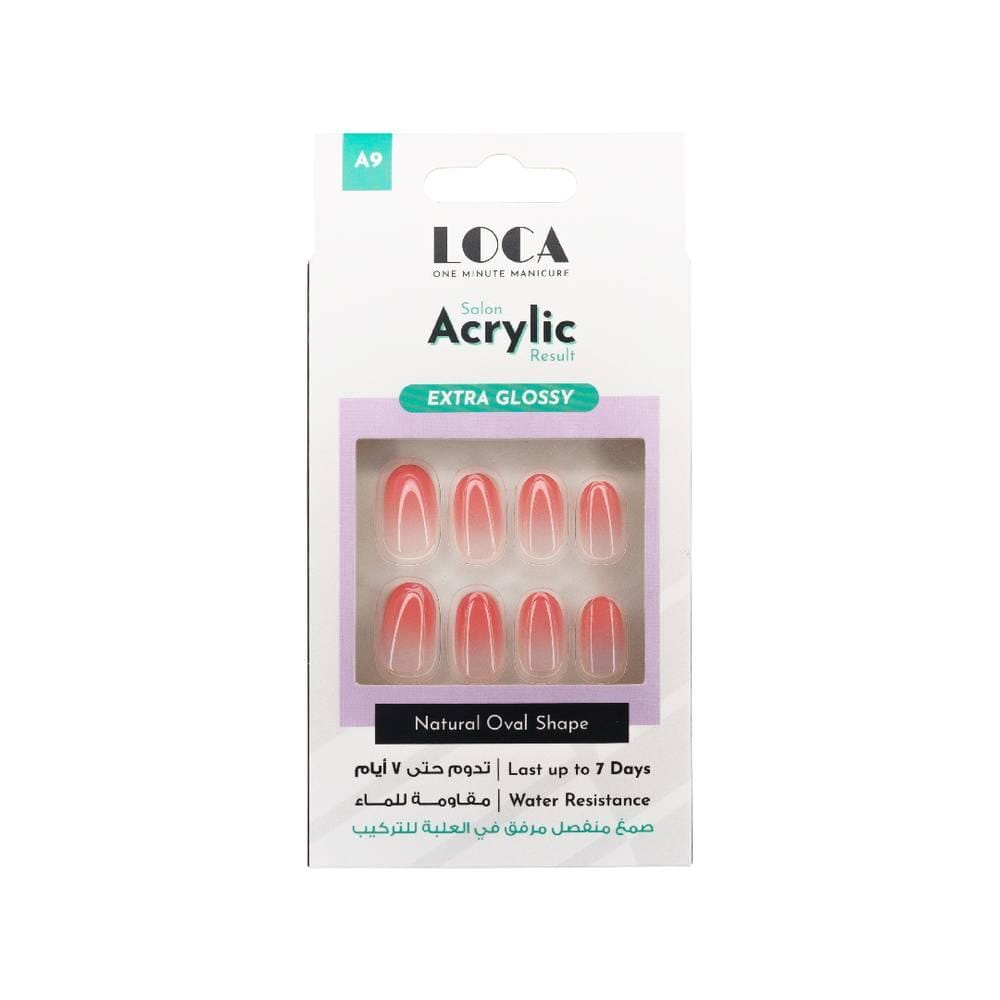 Loca Nails Acrylic Almond# A09 Pink