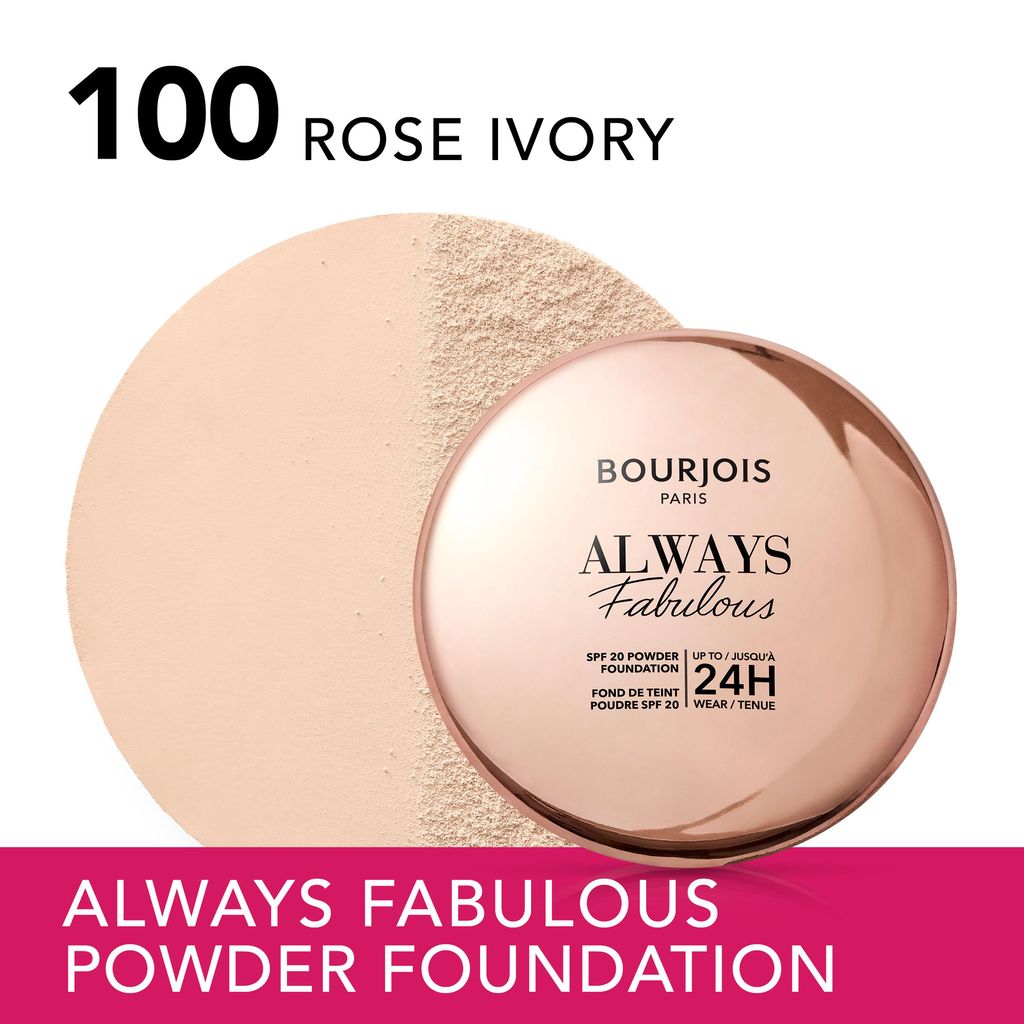 Bourjois Always Fabul Compact Powder#100