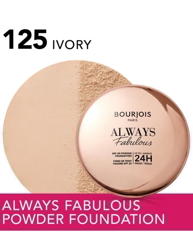 Bourjois Always Fabul Compact Powder#125