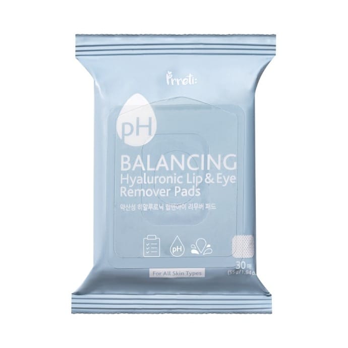 Prreti Hyaluronic Lip & Eye Remover Pads