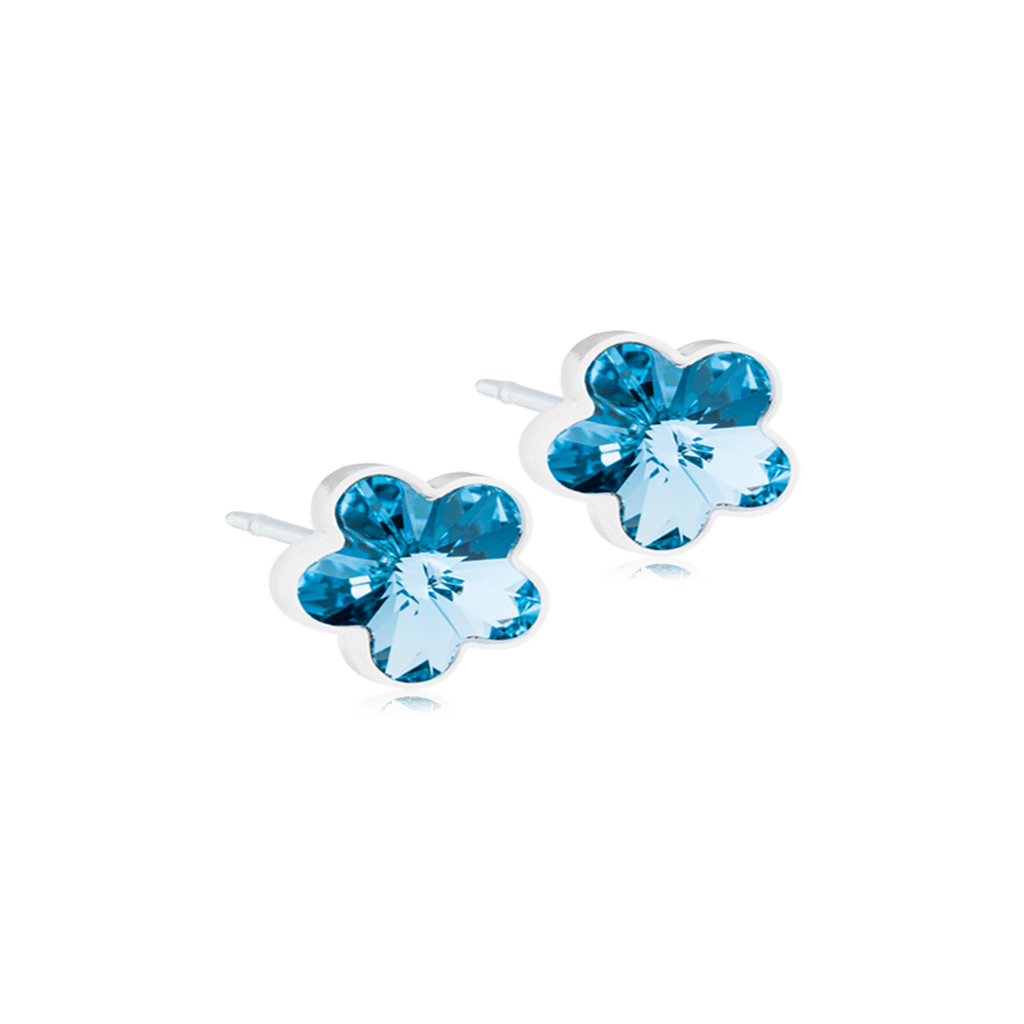 Blomdahl - A/B - 6mm Flower Aquamarine