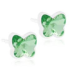 Blomdahl - A/B - 5mm Butterfly Peridot