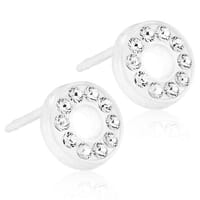 Blomdahl - A/B - 5mm D Aqua/Crystal