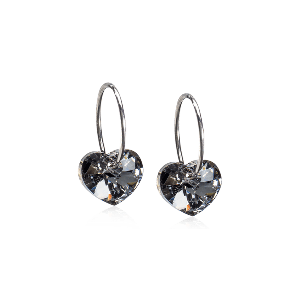 Blomdahl - C - 14mm Heart Black Diamoond
