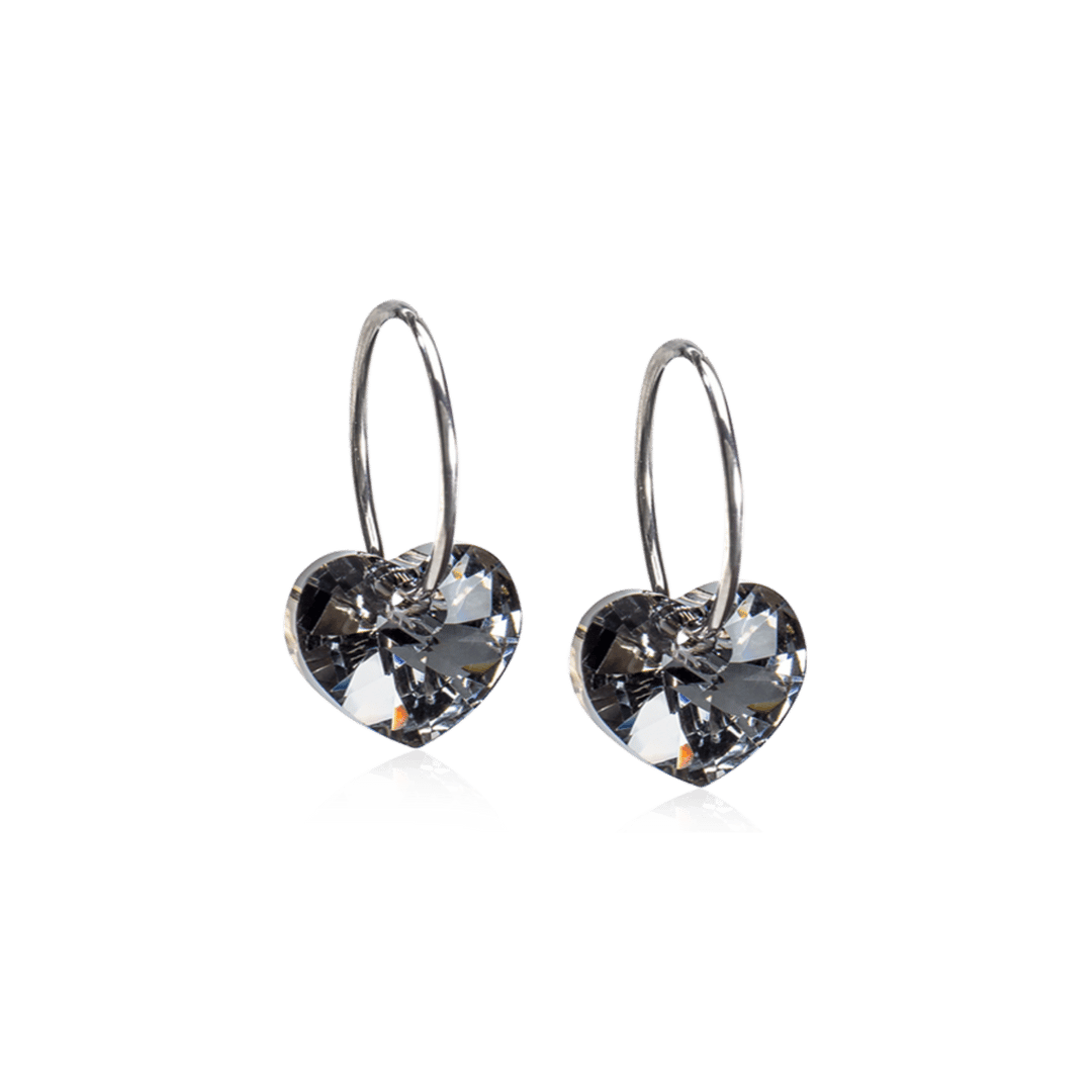 Blomdahl - C - 14mm Heart Black Diamoond