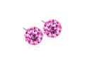 Blomdahl - D - 6mm Crystal Ball L Rose