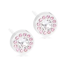 Blomdahl - D - 8mm Puck Hollow Lt Rose
