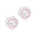 Blomdahl - D - 8mm Puck Hollow Lt Rose