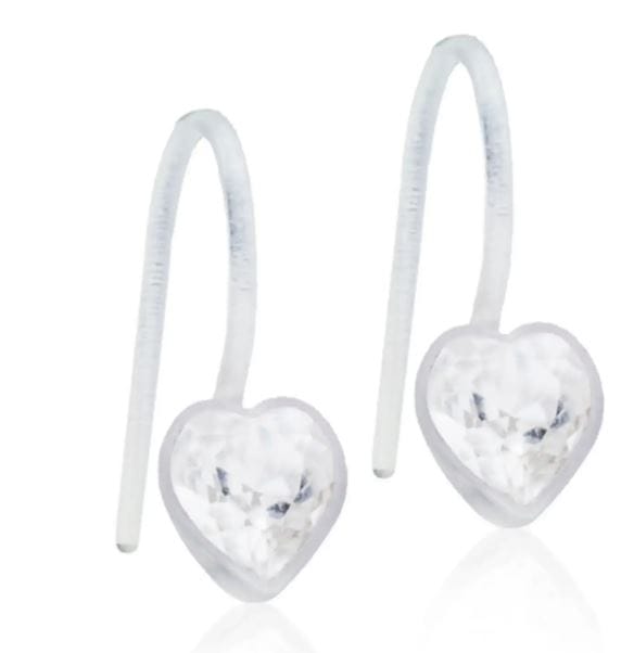 Blomdahl - D - 6mm P Fixed Heart Crystal
