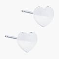 Blomdahl - E - 8mm Heart Silver